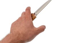 Северный нож малый СЫНДЫЫС, мастер Егор Романов, сталь D2, рукоять карельская береза