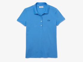 Женское поло Lacoste приталенного кроя из эластичного хлопка