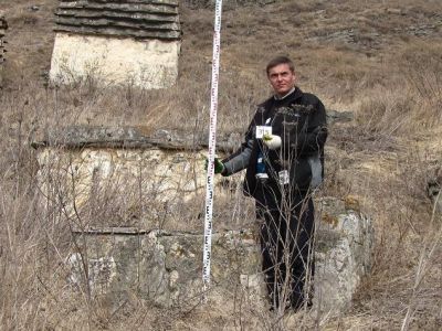 Склеп полуподземный, двухкамерный