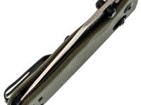 Складной нож Kizer Drop Bear 2, сталь Nitro-V, рукоять микарта, зеленый