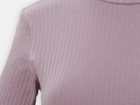 Джемпер с коротким рукавом и воротником-стойкой