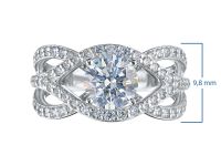 Кольцо из белого золота э4712кц08230202_white