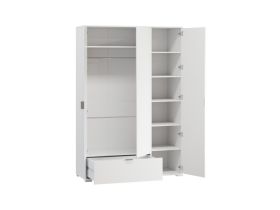 Распашной шкаф Стелла 3.1-130x200 Белый