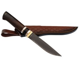 Охотничий нож Витязь Вепрь, сталь ламинат, рукоять древесина акации