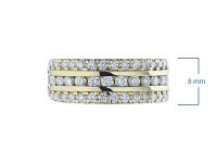 Кольцо из желтого золота с бриллиантами э0301кц02135600