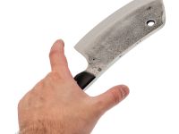 Тяпка Титов и Солдатова №6, сталь 9ХС, рукоять микарта