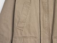 Куртка с контрастным воротником, Бежевый