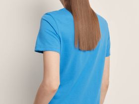 Футболка приталенного силуэта с принтом