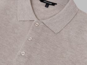 Джемпер-поло с шерстью