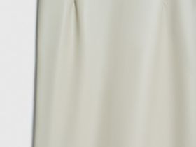 Прямая юбка миди из искусственной кожи, Бежевый