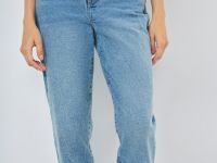 Джинсы Mom с высокой посадкой, Синий