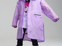 Плащ из полимерного материала для девочек (дождевик)