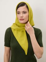 Шарф из кашемира 16-25-200-0C зеленый