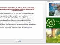 Специальные условия для получения образования детьми с нарушением зрения (слепыми, слабовидящими)