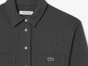 Женский комбинезон Lacoste стандартного кроя с поясом и воротником-поло