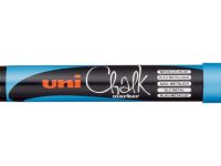 Маркер меловой Uni PWE-5М, 2,5 мм, наконечник пулевидный, флуорисцентный розовый