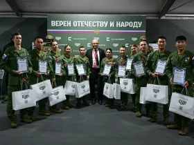 Курсант якутского центра «ВОИН» отмечен благодарностью за работу на ВЭФ