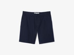 Мужские хлопковые шорты Lacoste прямого кроя