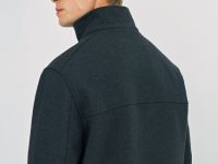 Утеплённое пальто на молнии, Серый