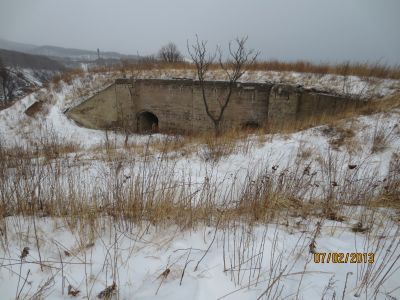 Береговой противодесантный полукапонир № 1а