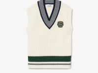 Хлопковая жилетка для тенниса Lacoste унисекс