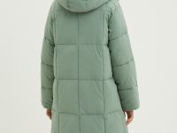 Пальто утепленное с капюшоном