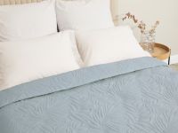 Покрывало Fogliare, голубое