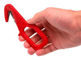 Стропорез Fox Rescue Emergency Tool, сталь 420J2, рукоять термопластик FRN, красный