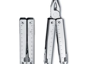 Мультитул Victorinox SwissTool Plus, сталь X50CrMoV15, рукоять нержавеющая сталь, в чехле