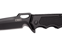 Складной нож CRKT 7050 Septimo, сталь 8Cr13MoV Black Oxide Finish Combo Edge, рукоять алюминий/резиновые вставки