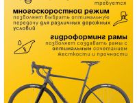 Шоссейный велосипед Atom Tundra LTD, год 2024, цвет Серый-Черный, ростовка 23