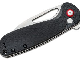 Складной нож CJRB Lago, сталь AR-RPM9, рукоять G10, черный