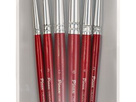 Набор кистей CREATIVE щетина (кор. ручка) 6 шт. круглые