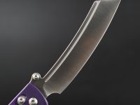 Складной нож Daggerr Begemot Slim, сталь VG-10, рукоять G10, фиолетовый