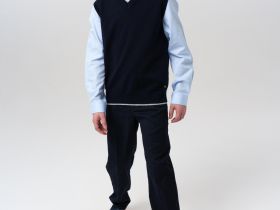 Жилет вязаный для мальчика