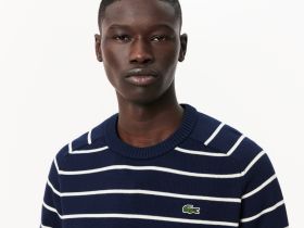 Мужской свитер Lacoste классического кроя