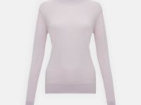 Джемпер с воротником-стойкой