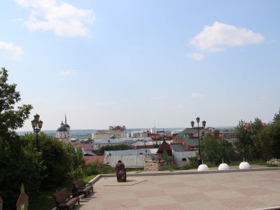 Мыс Воскресенской горы, где был в 1604 году основан г. Томск