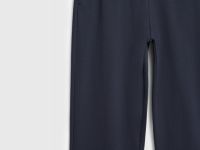 Трикотажные прямые брюки, Синий