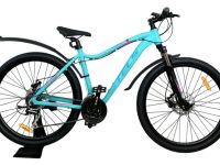 Женский велосипед Stels Miss 750 MD 27.5, год 2026, цвет Зеленый-Голубой, ростовка 16
