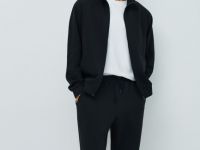 Джоггеры из трикотажа, Черный