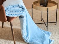 Плед Сверхмягкий/Supersoft, голубой