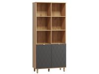 Стеллаж Теджонс 93x205 Ромб Графитовый