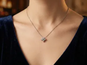 Классическая подвеска из серебра э0612пд07191300_white