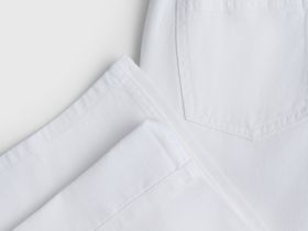 Широкие джинсы для девочек, Бежевый