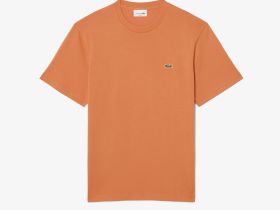 Мужская хлопковая футболка Lacoste с коротким рукавом