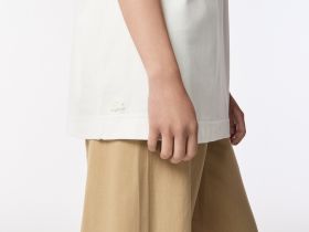 Женская хлопковая футболка Lacoste