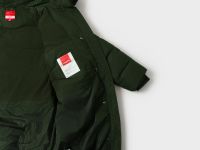 Пальто текстильное с полиуретановым покрытием для девочек