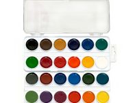 Набор акварели "Цветик" 24 цв в пластик уп