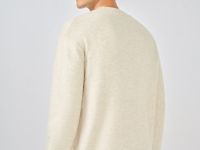 Джемпер с содержанием шерсти, Бежевый